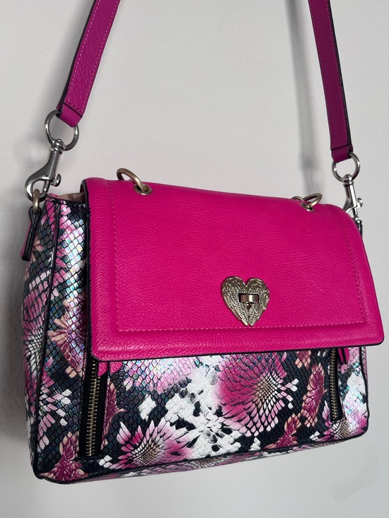 Betsey Johnson Handbags - Betsy Johnson Iridescent Snakeskin Satchel